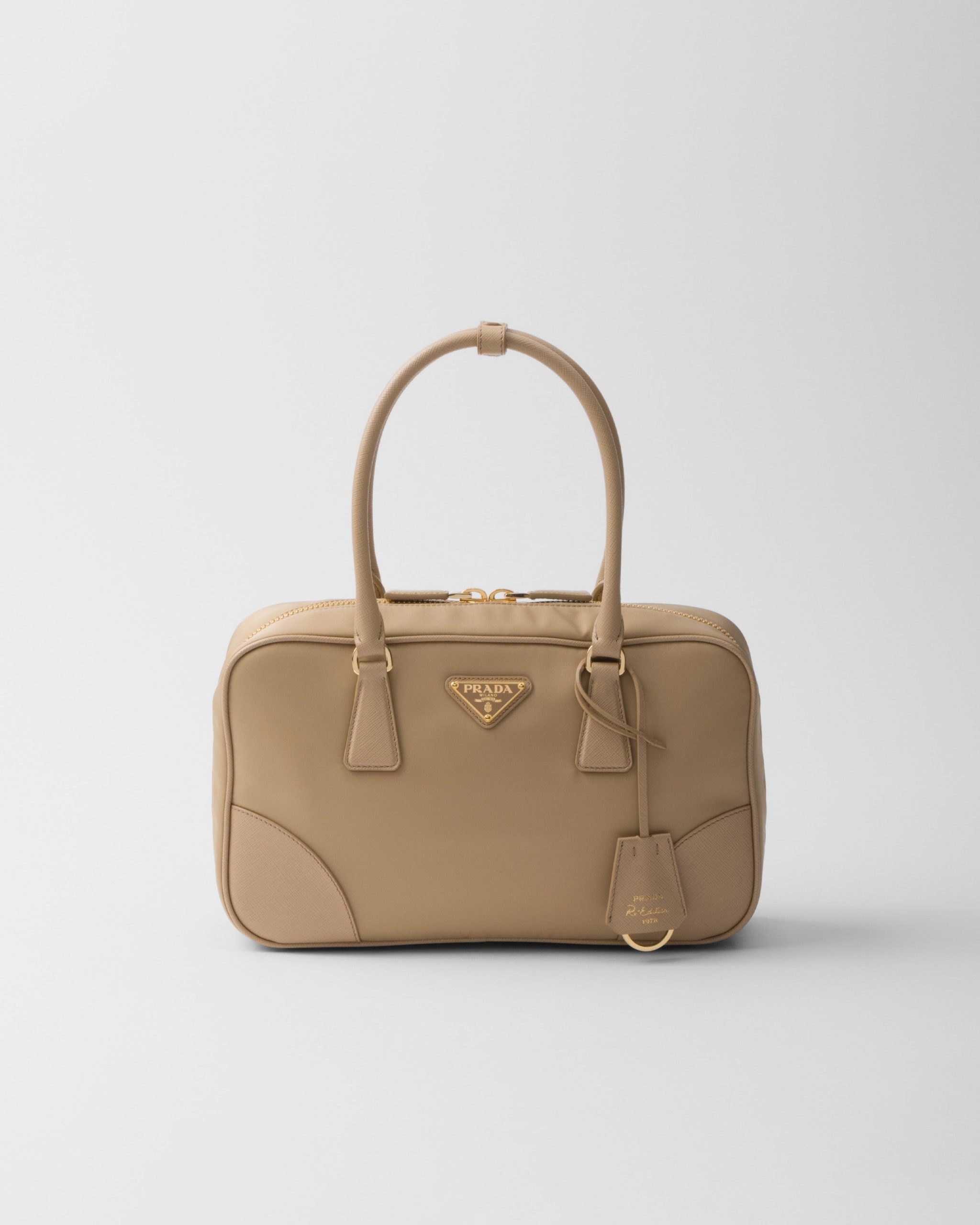 Prada Re-Edition 1978 medium Re-Nylon and Saffiano leather two-handle bag - Image 1